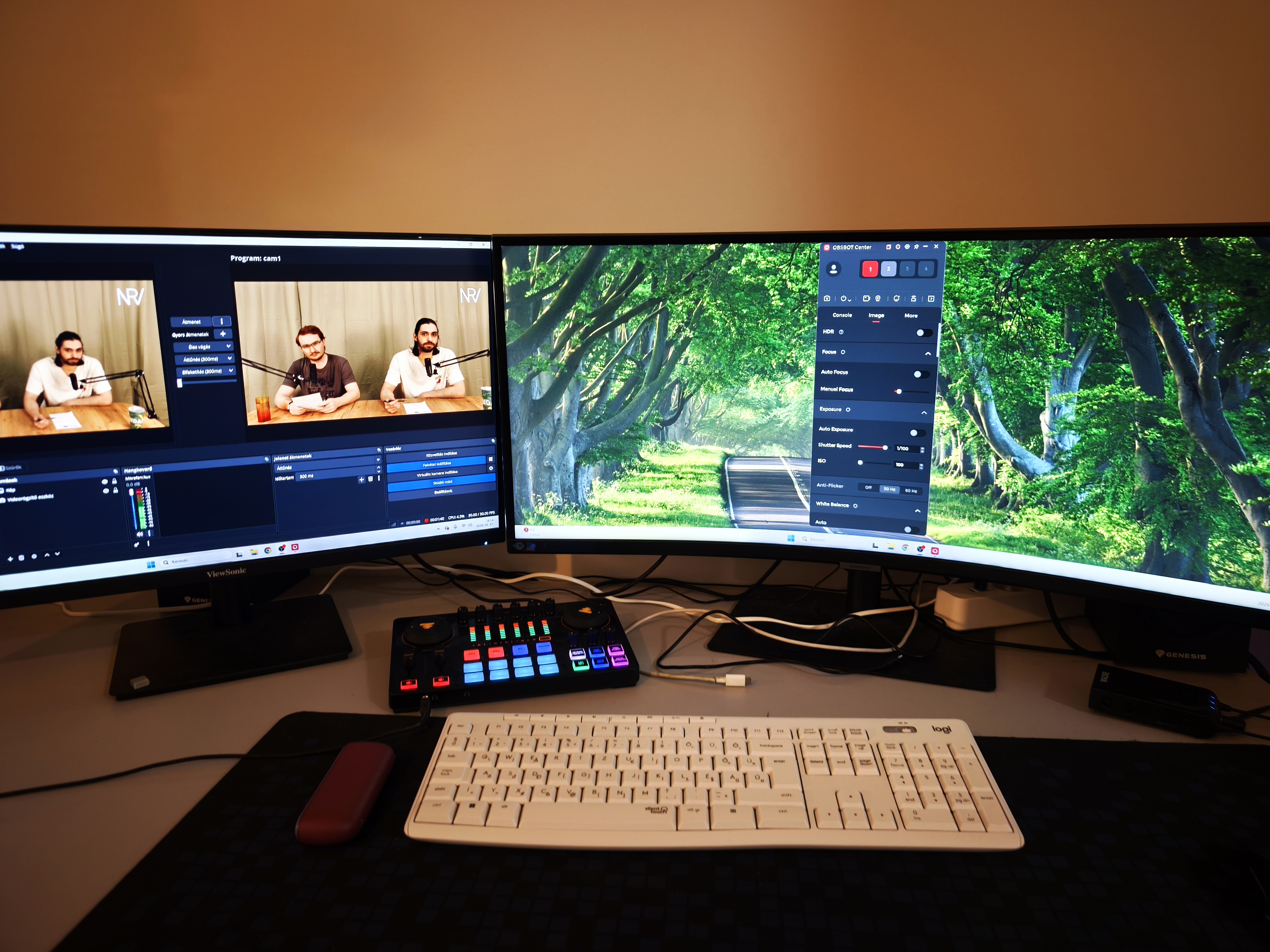 NRV – Stúdió / technika